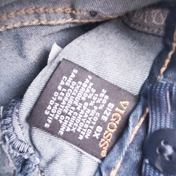 Bermuda jean shorts, size 6x - Picture 2 of 3